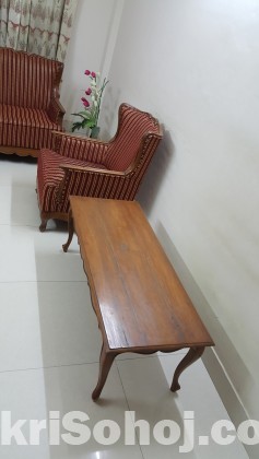 Sofa with Center Table